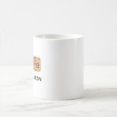 コーヒー元素記号 コーヒーマグカップ (中央)