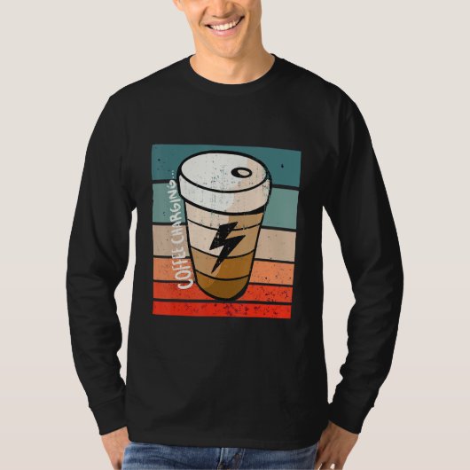 コーヒー充電 Tシャツ (正面)