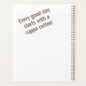 コーヒー入りカワイタコプランナー プランナー手帳 (裏面)