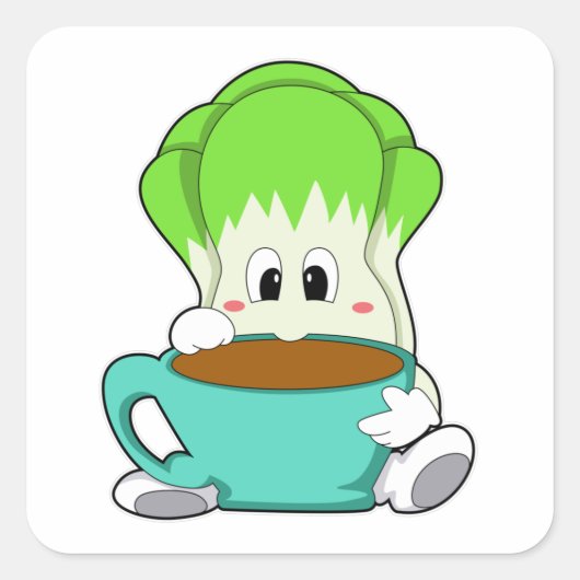 コーヒー入りサラダ スクエアシール (正面)