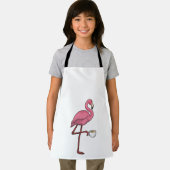 コーヒー入りフラミンゴ エプロン (インサイチュ)