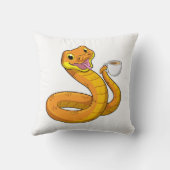 コーヒー入りヘビ クッション (裏面)