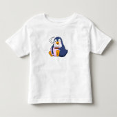 コーヒー入りペンギン トドラーTシャツ (正面)