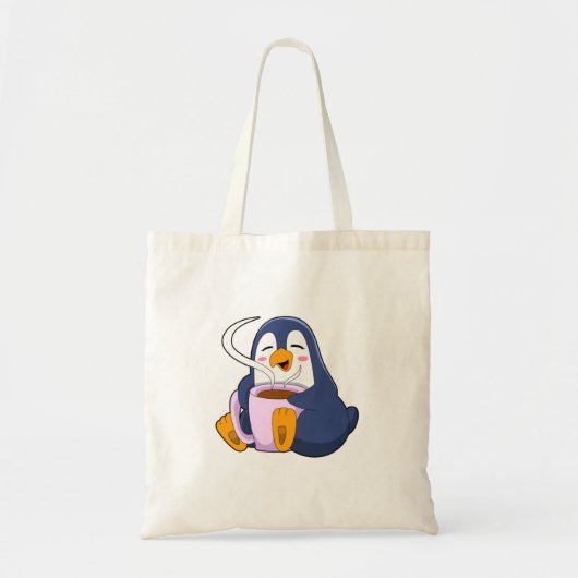 コーヒー入りペンギン トートバッグ (正面)