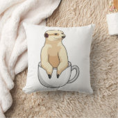 コーヒー入りメルカート クッション (ブランケット)