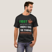 コーヒー入り熊 Tシャツ (正面フル)