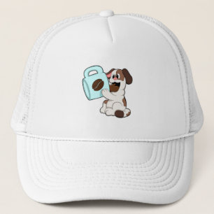コーヒー入り犬 キャップ