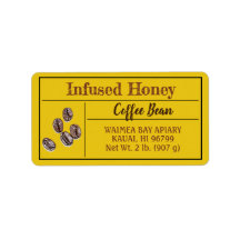 コーヒー入り蜂蜜びん