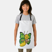 コーヒー入り蝶 エプロン (インサイチュ)