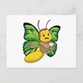 コーヒー入り蝶 ポストカード (正面)