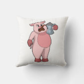 コーヒー入り豚ポット クッション (裏面)