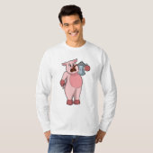 コーヒー入り豚ポット Tシャツ (正面フル)