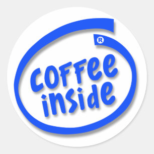 コーヒー入り ラウンドシール