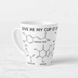 コーヒー分子カップO'ケミカルズカスタムラテ カフェラテマグ