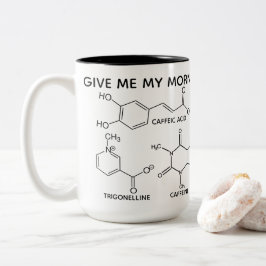 コーヒー分子カップO'化学品カスタムMug ツートーンマグカップ