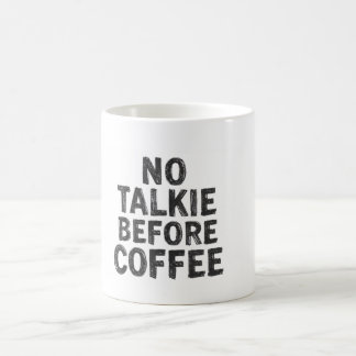 コーヒー前のおしゃべり禁止マグカップ コーヒーマグカップ