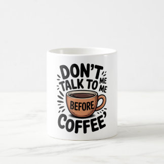 コーヒー前の会話禁止!面白いマグカップ コーヒーマグカップ