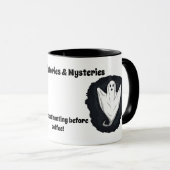 コーヒー前の幽霊狩りなし マグカップ (正面右)