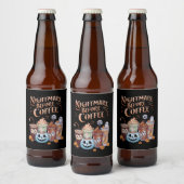 コーヒー前の悪夢 パンプキンスパイス ハロウィン ビールラベル (ボトル)