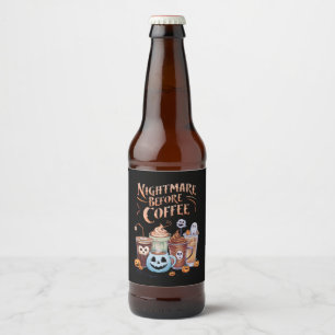 コーヒー前の悪夢 パンプキンスパイス ハロウィン ビールラベル