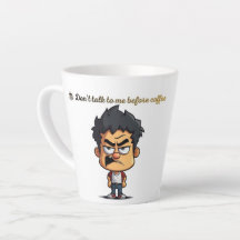 コーヒー前の沈黙を - おもしろコーヒーマグカップ