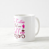 コーヒー前はお静かに コーヒーマグカップ (正面右)