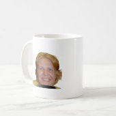 コーヒー前後の面白い朝のミームマグ コーヒーマグカップ (正面左)