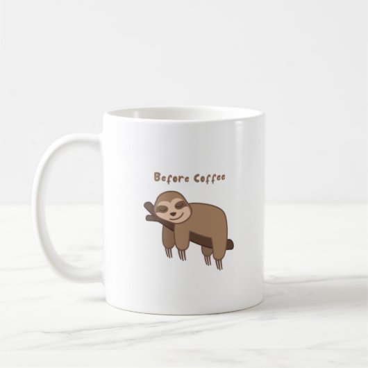 コーヒー前 |コーヒーの後 コーヒーマグカップ (左)