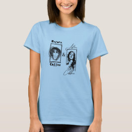 コーヒー前 |コーヒーの後 Tシャツ