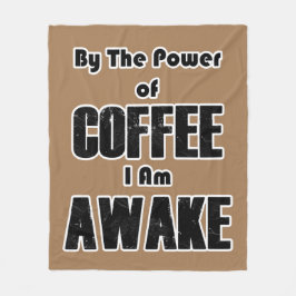 コーヒー力 フリースブランケット