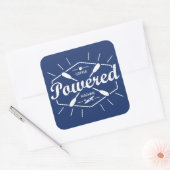 コーヒー動力の機械カヤック スクエアシール (封筒)