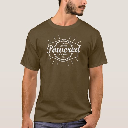 コーヒー動力自転車 Tシャツ (正面)