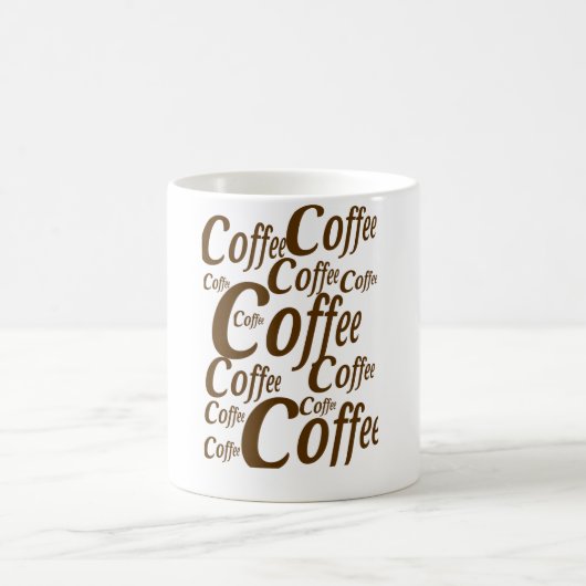 コーヒー動力 – 朝のモチベーション コーヒーマグカップ (中央)