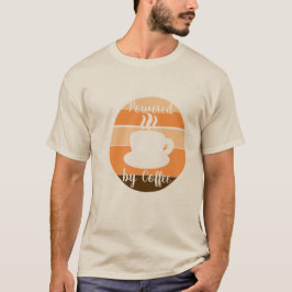 コーヒー動力 – 朝のモチベーション デザイン Tシャツ