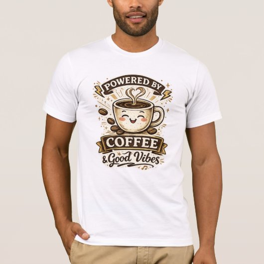 コーヒー動力 Tシャツ (正面)