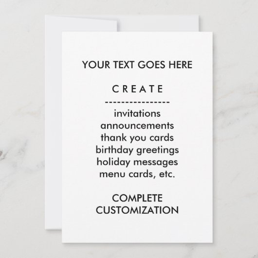 コーヒー単語の調査のパズル 招待状 (裏面)