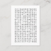 コーヒー単語の調査はカードに報酬を与えます 割引カード (正面)