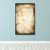 コーヒー単語検索 キャンバスプリント (インサイチュ (ウッドフロア))