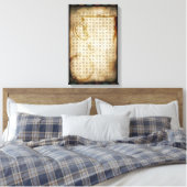 コーヒー単語検索 キャンバスプリント (インサイチュ (寝室))