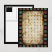 コーヒー単語検索 ポストカード (正面/裏面)