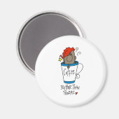 コーヒー又はプロザック マグネット (正面/裏面)