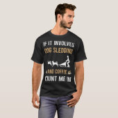 コーヒー及びそりソリ Tシャツ (正面フル)