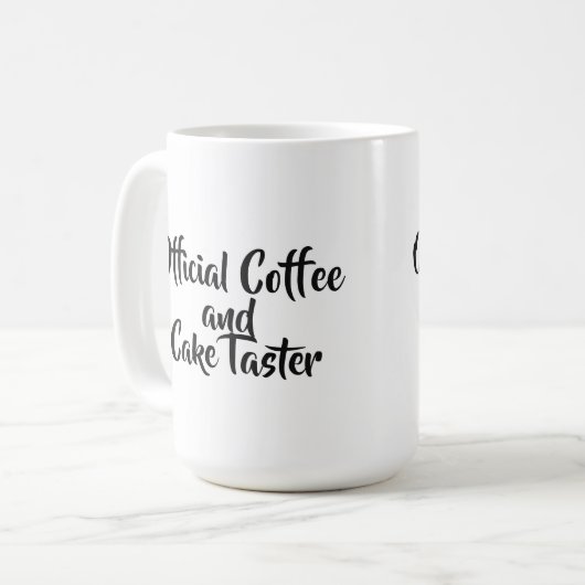 コーヒー及びケーキおもしろい コーヒーマグカップ (正面左)