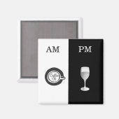 コーヒー及びワインマグネット マグネット (正面/裏面)