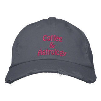 コーヒー及び占星術 刺繍入りキャップ