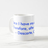 コーヒー及びDescarte コーヒーマグカップ (正面左)