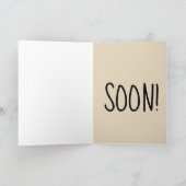 コーヒー友情のグリーティングカードを作ろう シーズンカード (内部)