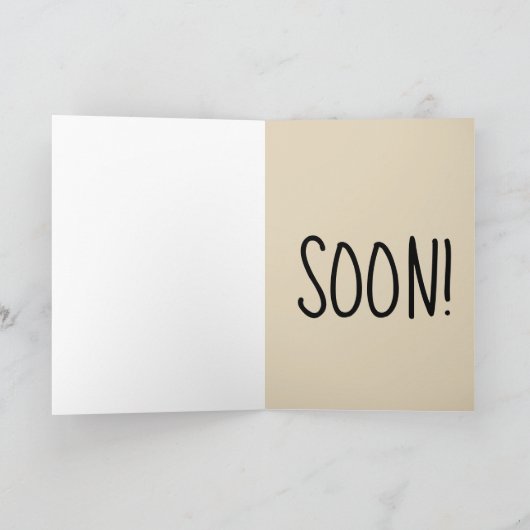 コーヒー友情のグリーティングカードを作ろう シーズンカード (内部)