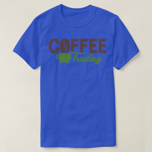 コーヒー取引3 Tシャツ (デザイン正面)