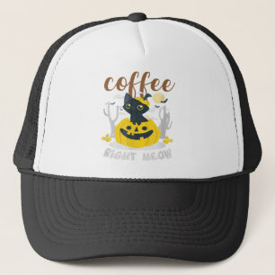 コーヒー右ミオキャットカフェインおかしいハロウィーンEe キャップ